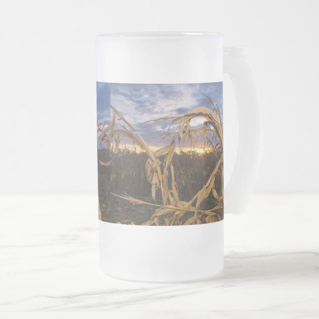 Ozarks Harvest Frosted Glass Beer Mugg (Framsida höger)