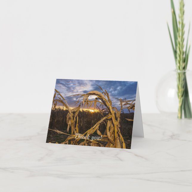 Ozarks Harvest - tackkort (Framsida)