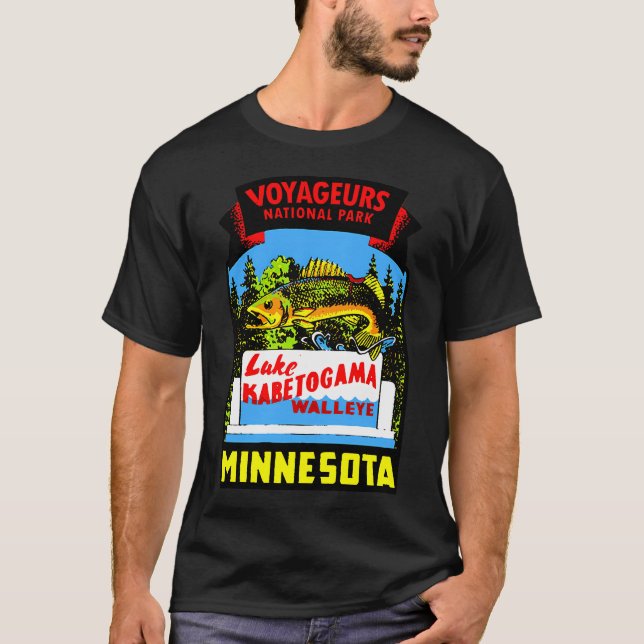 Ozarks Retro Bear T Shirt (Framsida)