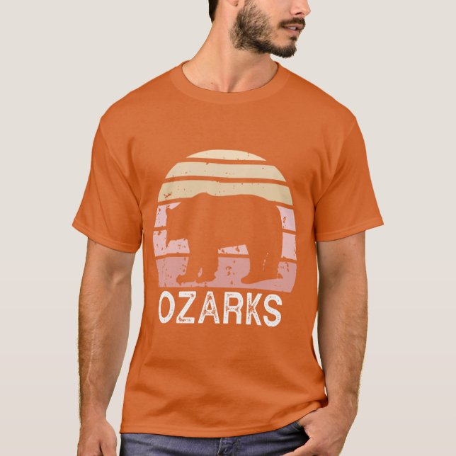 Ozarks Retro Björn T Shirt (Framsida)