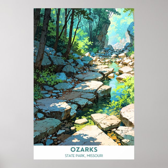 Ozarks State Park, Missouri Poster (Framsidan)