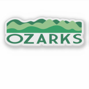 Ozarks with backe grafik Arkansas Missouri Klistermärken