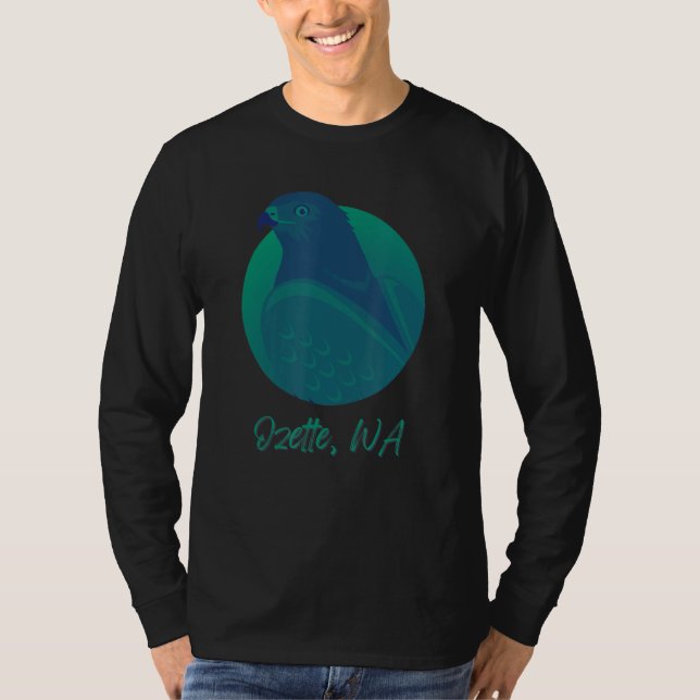 Ozette Wa Osprey Sea Grönt Raptor Ocean Bird T Shirt (Framsida)