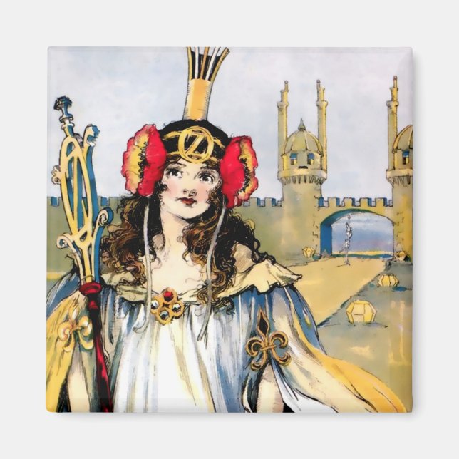 "Ozma of Oz" av John R Neill Magnet (Framsidan)