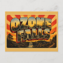 Ozone Falls TN Vattenfall Ravinen Skog Konst