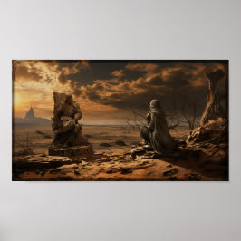 "Ozymandias staty" Poster