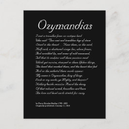 Ozymandias Vykort