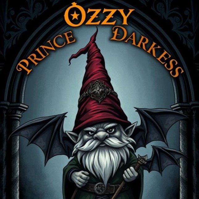 Ozzy Gnome Prince Of Darkness T Shirt (Skapare uppladdad)