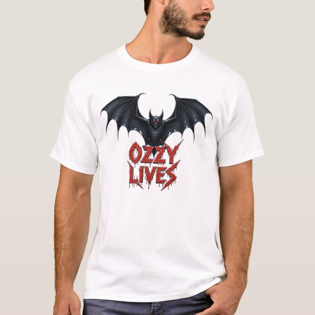 Ozzy Lives T Shirt (Framsida)