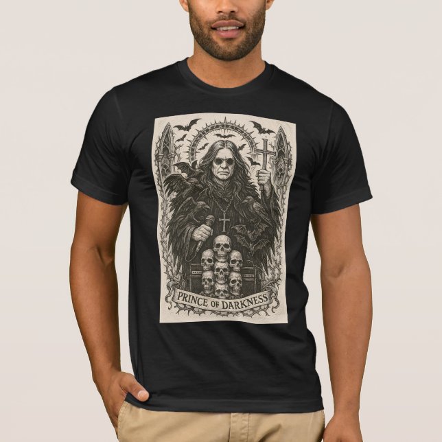 Ozzy prince of darkness  t shirt (Framsida)