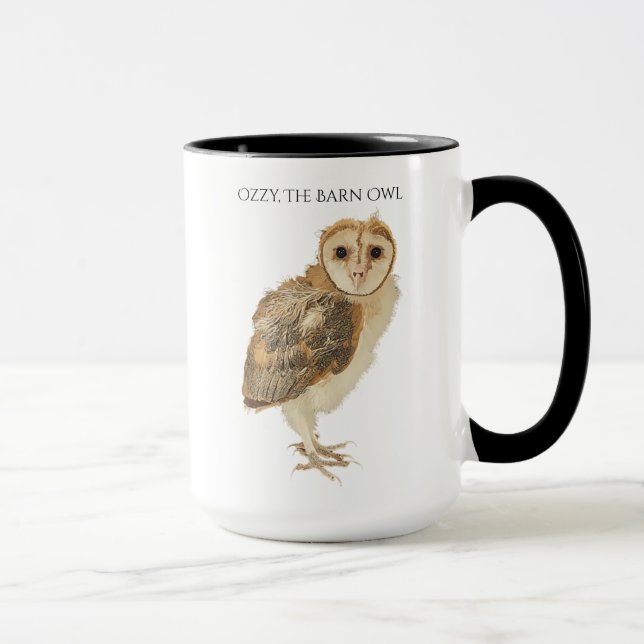 Ozzy the Barn Owl Mug Mugg (Höger)