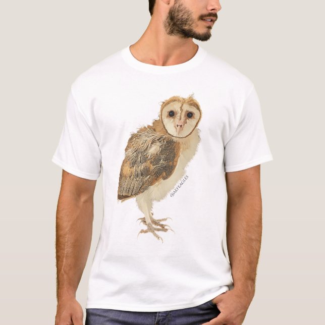 Ozzy the Barn Owl T-Shirt (Framsida)