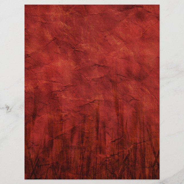 P092 DIGITAL GRAFIKMALLAR FÖR BLODRED RED STRUKTUR REKLAMBLAD (Framsidan)