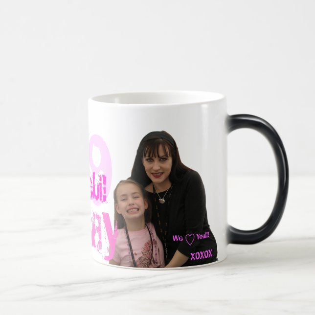 P1010017 2009, födelsedag, Debi! , Lycklig Magisk Mugg (Höger)