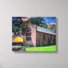 P1010074-Jamestown, Virginia Old Church Canvastryck