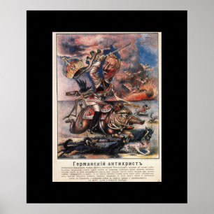P1331 - Den tyska Anti-Christ_Propaganda affischen Poster