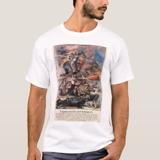 P1331 - Den tyska Anti-Christ_Propaganda affischen T-shirt