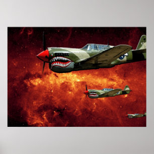 P140s i rymden poster