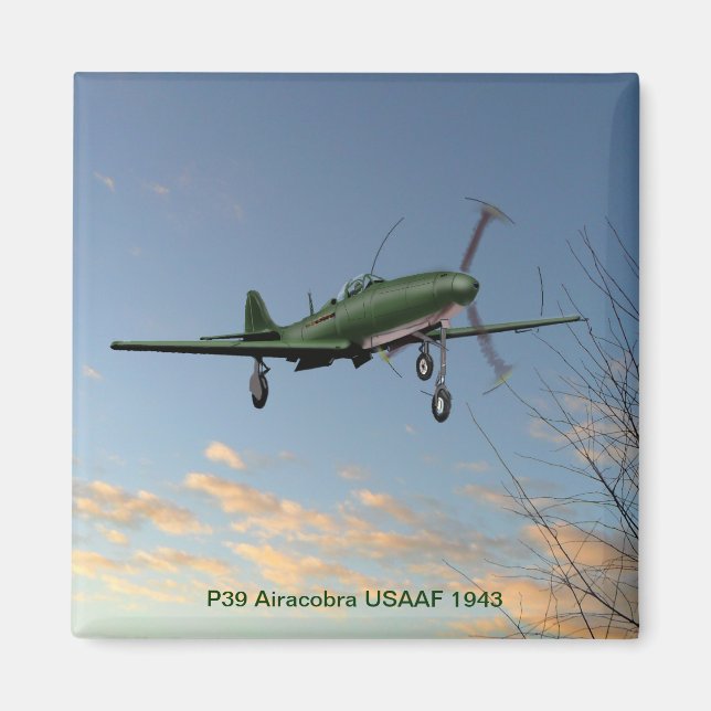 P39 Airacobra Magnet (Framsidan)