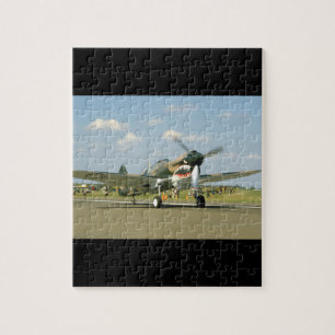 P40 Curtis med våldsamt ansikte, Taxiing_WWII Pussel