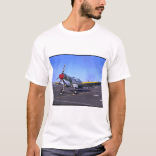 P40 på Visningen, Front_WWII Flygplan T Shirt