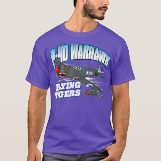 P40 Warhawk Flies Tigers Warbird T Shirt