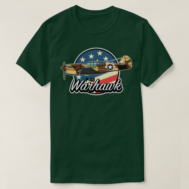 P40 Warhawk T Shirt (Design framsida)