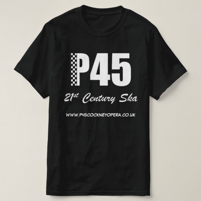 P45-band T-Shirt (Design framsida)