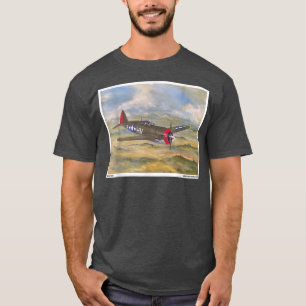 P47 Thunderbolt WW2 Flygplan Painting Military Nov T Shirt