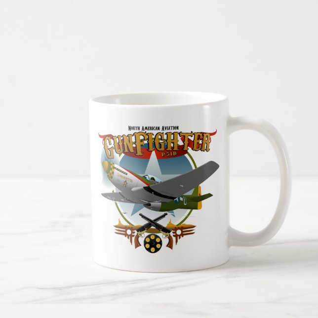 P51 Gunfighter 2 Kaffemugg (Höger)