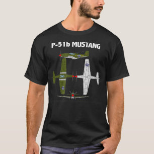 P51 Mustang Aircraft T Shirt