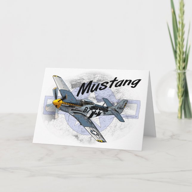 P51 Mustang Kort (Framsida)