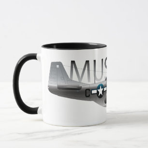P51 Mustang Mugg