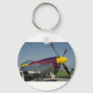 P51 Mustang, noscone/propeller som visar nosart Nyckelring