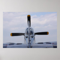 P51 Mustang-redo för flygning