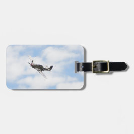 P51 Mustang under flygning Bagagebricka