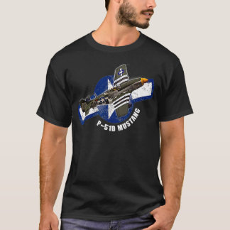 P51 Mustang WW2 Warplane Flygplan Warbird T Shirt