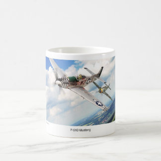 P51D Mustang Kaffemugg