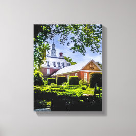 P5270043(1)-Guvernörens Palace Gardens med Träd Canvastryck