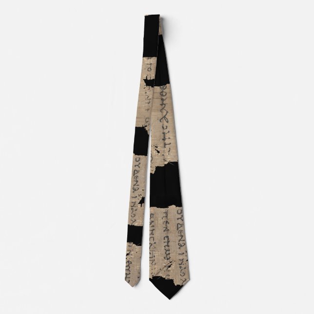 P52 Papyrus Fragment Tie–Earliest New Testament Slips (Baksida)