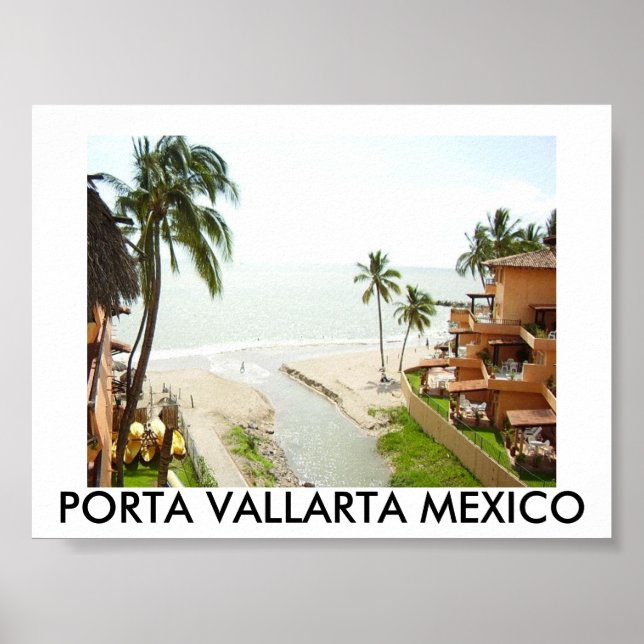 P8040059, PORTA VALLARTA MEXICO POSTER (Framsidan)