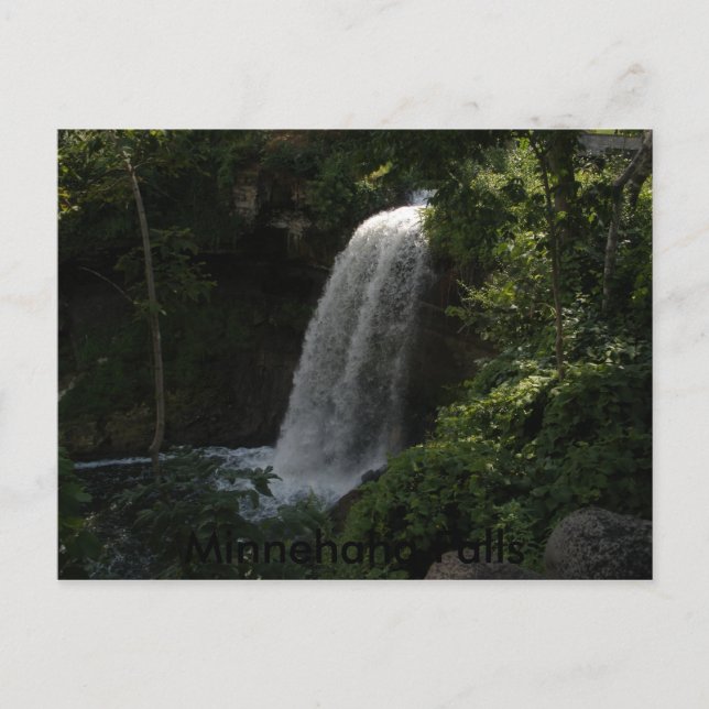 P8140044, Minnehaha Falls Vykort (Framsida)