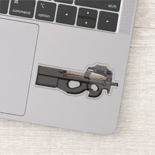 P90 Compact Submachine Gun Klistermärken