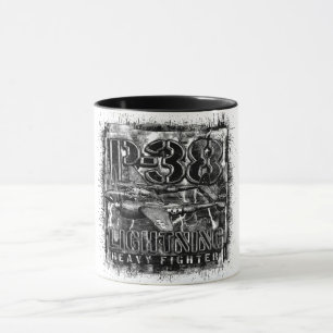 P-38 Blixt Mugg