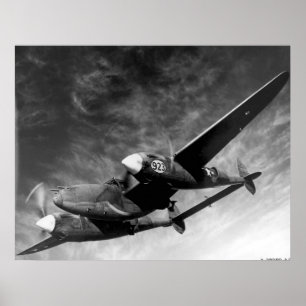P-38 Blixt Poster