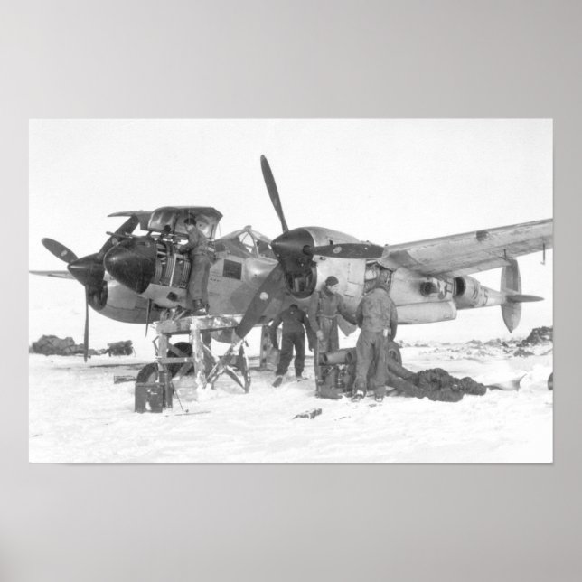 P-38 Blixt Poster (Framsidan)