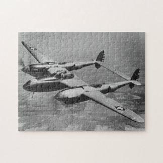 P-38 Blixtfotografi för flygtrafik under flygning Pussel
