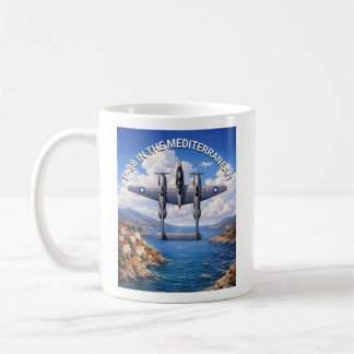 P-38 Lightning in the Mediterranean Theater Kaffemugg