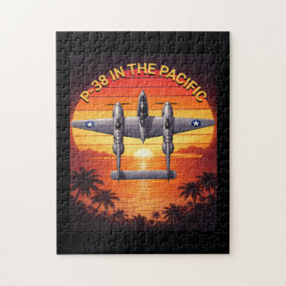 P-38 Lightning in the Pacific Theater Pussel