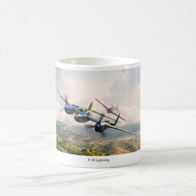 P-38 Lightning Kaffemugg (Center)